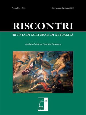 cover image of Riscontri. Rivista di Cultura e di Attualità